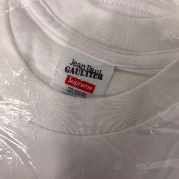 Supreme Jean Paul Gaultier Tee Mサイズ Supreme x Jean Paul Gaultier Graphic Tee - Size L
